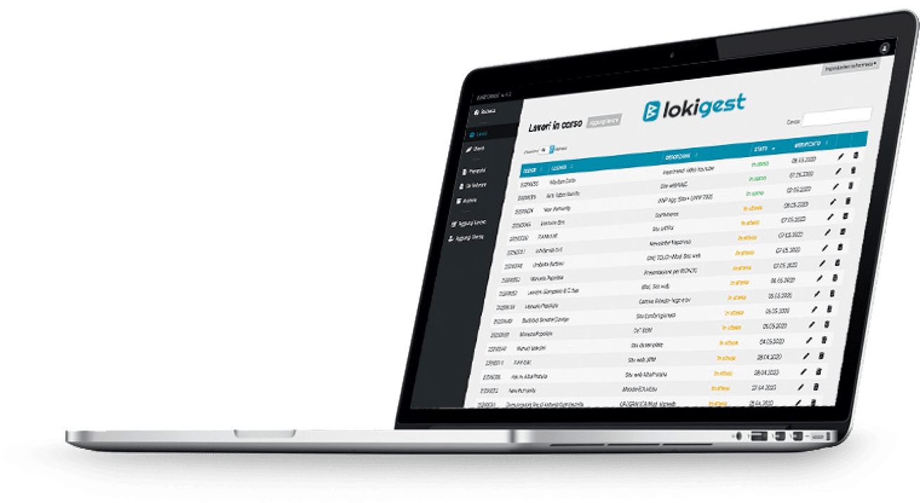 schermata gestionale online per professionisti e imprese